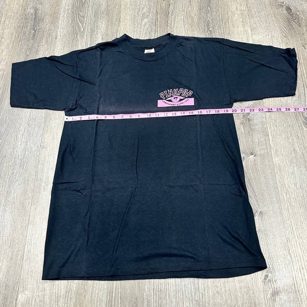 Pinkpop Festival TShirt Men L 1992 Pearl Jam PJ Harvey Lou Reed Cult Soundgarden - Picture 5 of 10